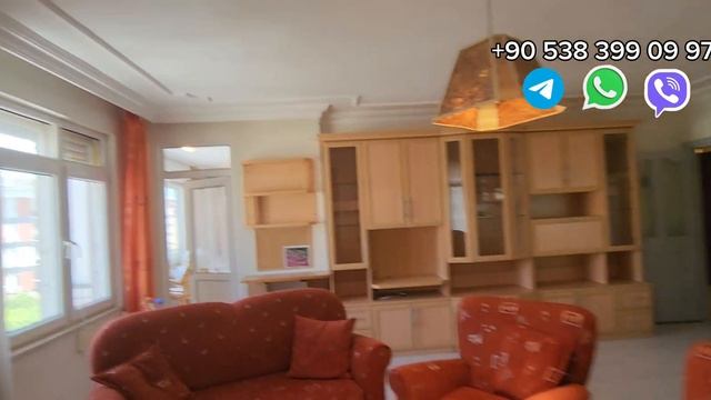НЕДОРОГАЯ квартира 2+1(120 м²) в районе Оба! ПОДХОДИТ ПОД ВНЖ! Всего 250 м до Средиземного моря! смотреть онлайн