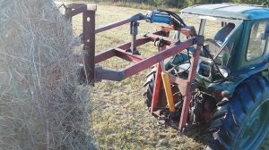 Погрузчик на заднюю навеску в деле