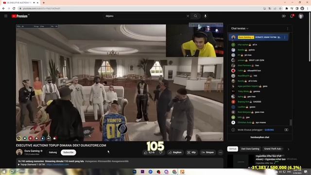 MOMEN UBI @ElestialHD MENANG LELANG SAMPE 111JUTA, NGALAHIN SULTAN @OuraGaming смотреть онлайн