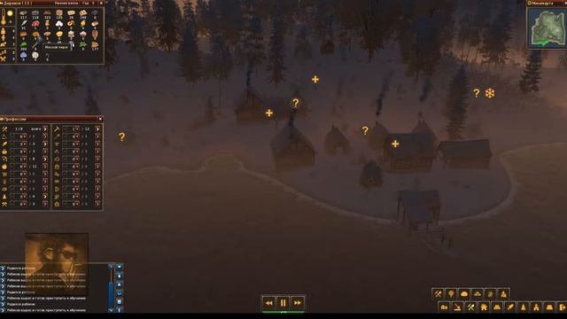 Life is Feudal: Forest Village. Тяжелая зима. На грани выживания. смотреть онлайн