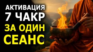 Активируйте все 7 чакр за 1 раз — Эта Медитация быстро вернёт энергию и гармонию