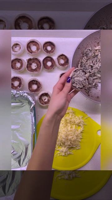 Жюльен с курицей в грибных шапочках Очень быстро и просто смотреть онлайн