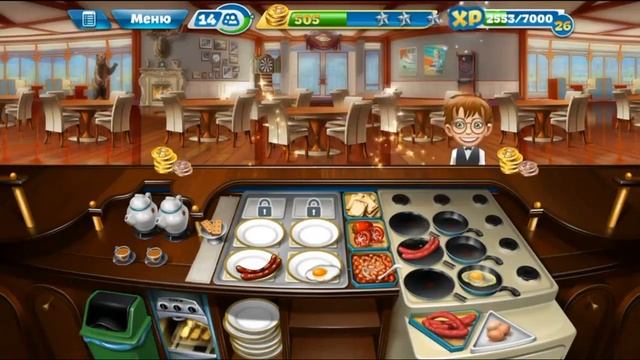 Кухонная Лихорадка Кафе Для Завтраков (Уровень 25)/ Cooking Fever Breakfast Cafe (Level 25) смотреть онлайн