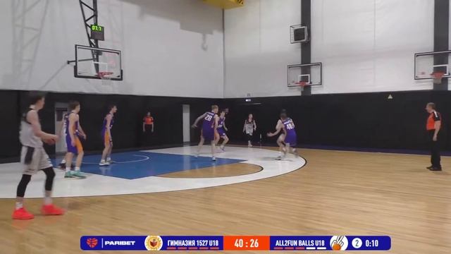 Гимназия 1527 – All2Fun Balls. МЛБЛ-Дети U18. 1/2 финала. Сезон 2021/22 смотреть онлайн