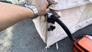 магазин RemixVL: Видео обзор надувная палатка 300*210*200см + насос, чехол, колышки