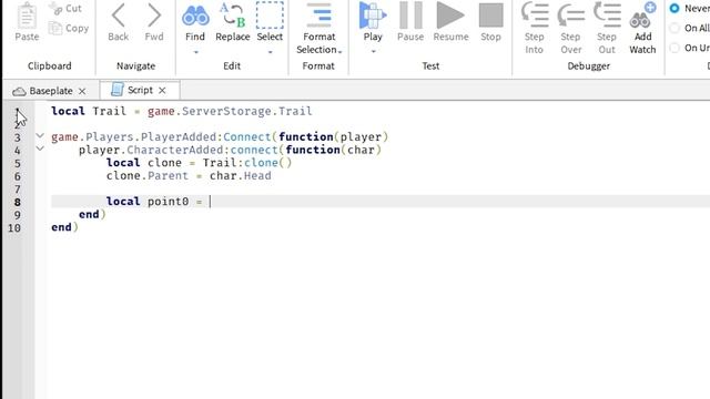 How to Make a Trail on Roblox смотреть онлайн