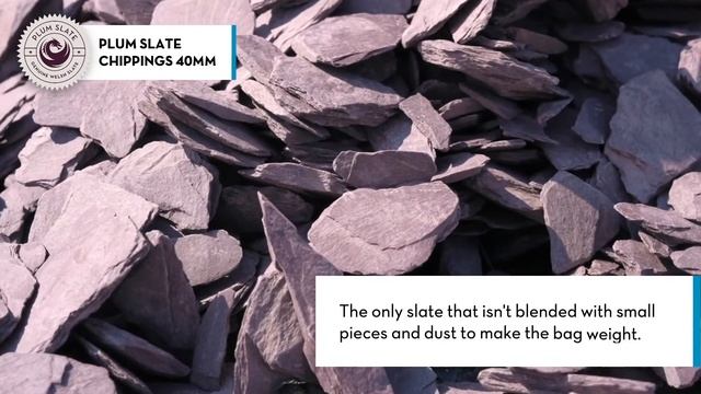 40mm Plum Slate Chippings смотреть онлайн