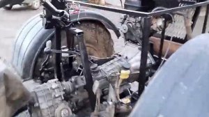 Каракат с раздаткой и сцеплением ВАЗ.