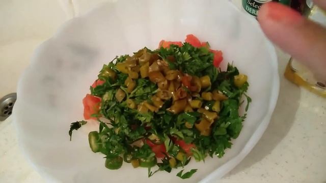My Bulgur Chili Hot Salad Cooking 🥗 смотреть онлайн