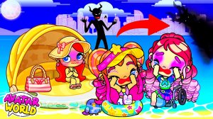 ТЁМНЫЕ СИЛЫ ПЛЯЖА 😱 Аватар ворлд ЖУТКИЙ ХОРРОР 😬