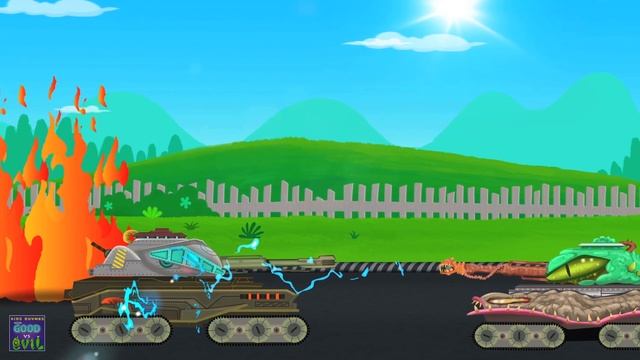 Good Vs Evil Cement Truck + More Contruction Vehicle for Toddlers смотреть онлайн
