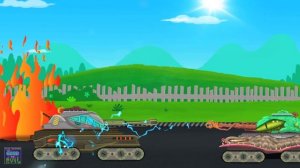 Good Vs Evil Cement Truck + More Contruction Vehicle for Toddlers