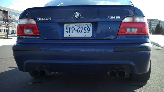 e39 M5 with Dinan Exhaust and SS X-pipe Startup and Rev смотреть онлайн