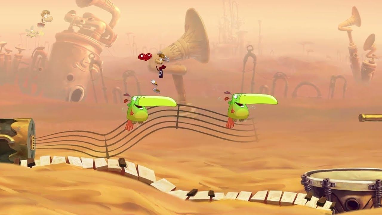 Rayman Origins (Walkthrough) - Chapter 2: Desert of Dijiridoos | Part 2: Best Original Score