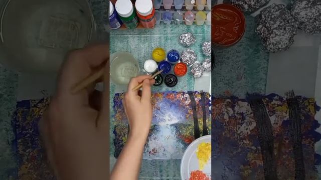 Осень, пара, дождь, гуашь смотреть онлайн