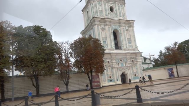 Ride in a trolley bus in Kiev, Ukraine Киев, Украина смотреть онлайн