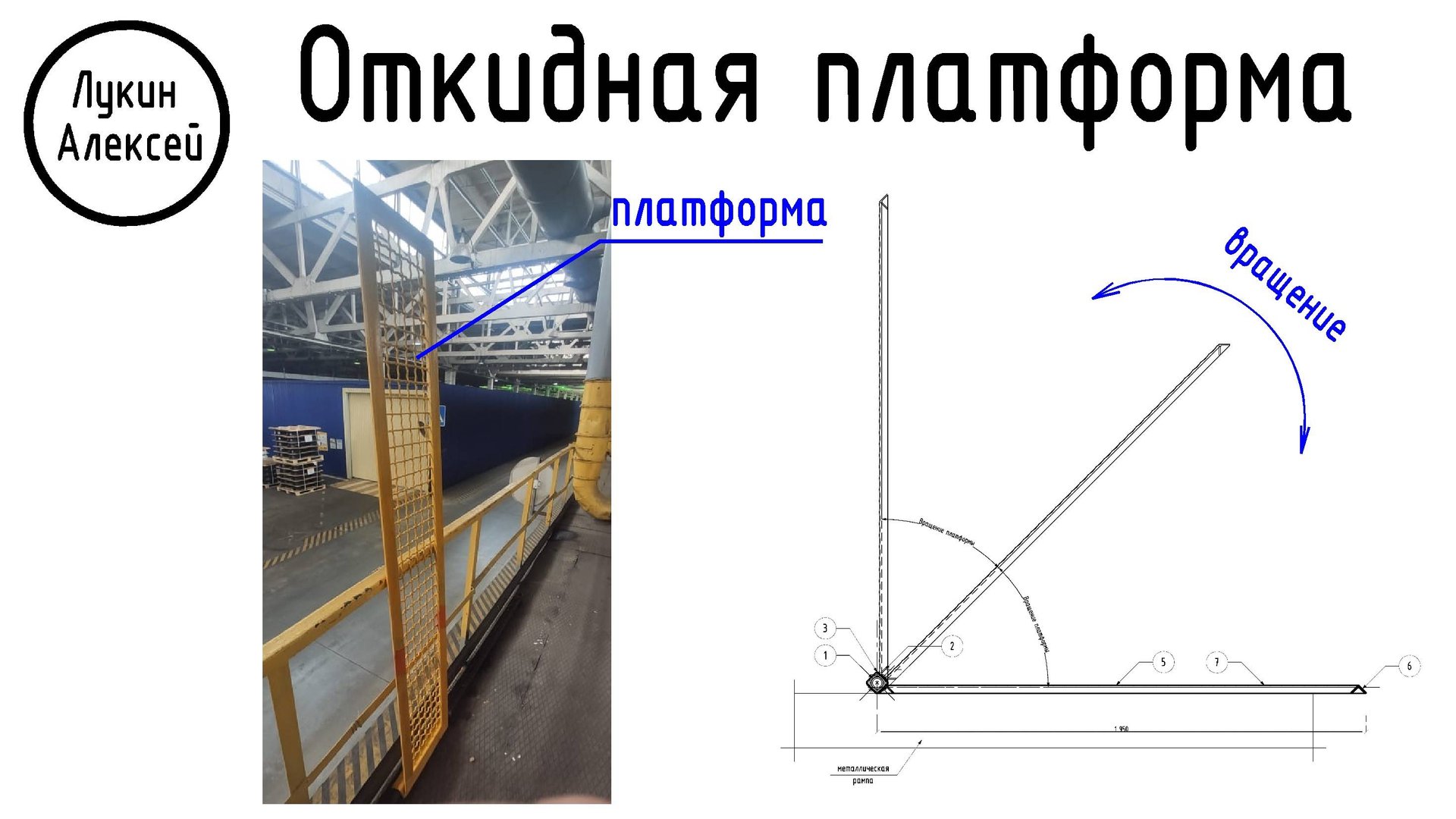 Откидная платформа. Откидной мостик. Проект по фотографии и видео / Мои проекты смотреть онлайн