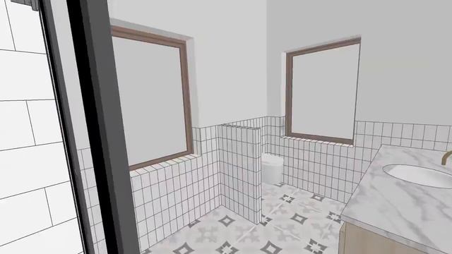 Bathroom 3D Sketchup смотреть онлайн