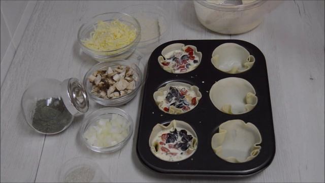 MINI QUICHES VARIADAS! HACEMOS UN TRIO DE LO MAS RICO Y FACIL! смотреть онлайн