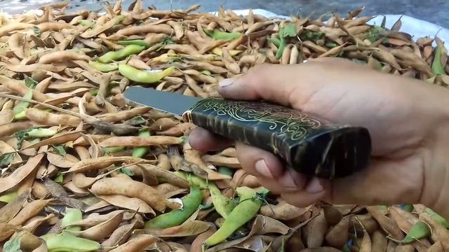 Нож с всечкой ''Ночной туман'' смотреть онлайн