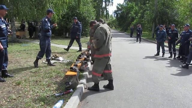Одевание боевой одежды (ПЧ-16) смотреть онлайн