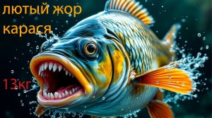 Лютый жор карася