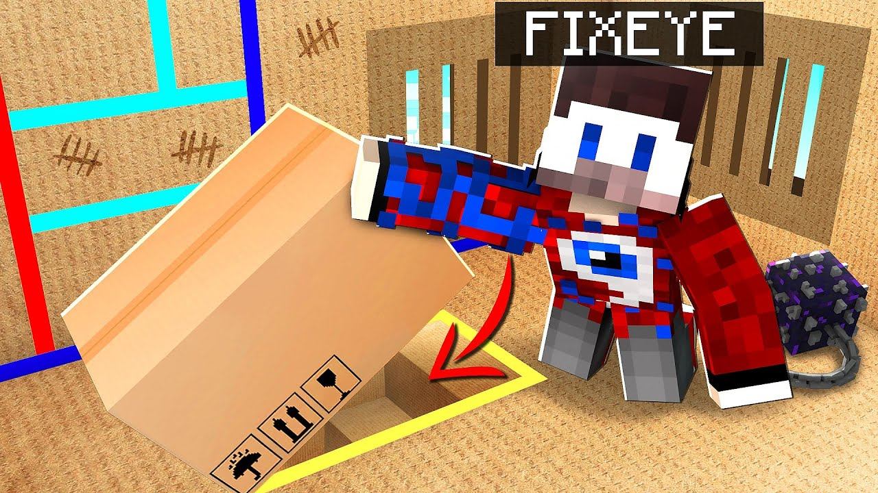 Я Закрыл Друга в КАРТОННОЙ ТЮРЬМЕ чтобы ОТОМСТИТЬ в Майнкрафт! смотреть онлайн