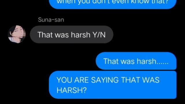 Y/N snaps at Sakusa?!?! Haikyuu texts. ❤Read description❤ Funny Texts смотреть онлайн