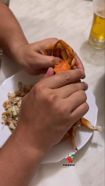 Пробуем Черноморского краба 🦀👀 #seafood #раки #ракиоки #крабы #рецепты #морепродукты #черноеморе смотреть онлайн