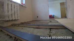 Тепло-звукоизоляция деревянных полов на анкерах Без Скрипа