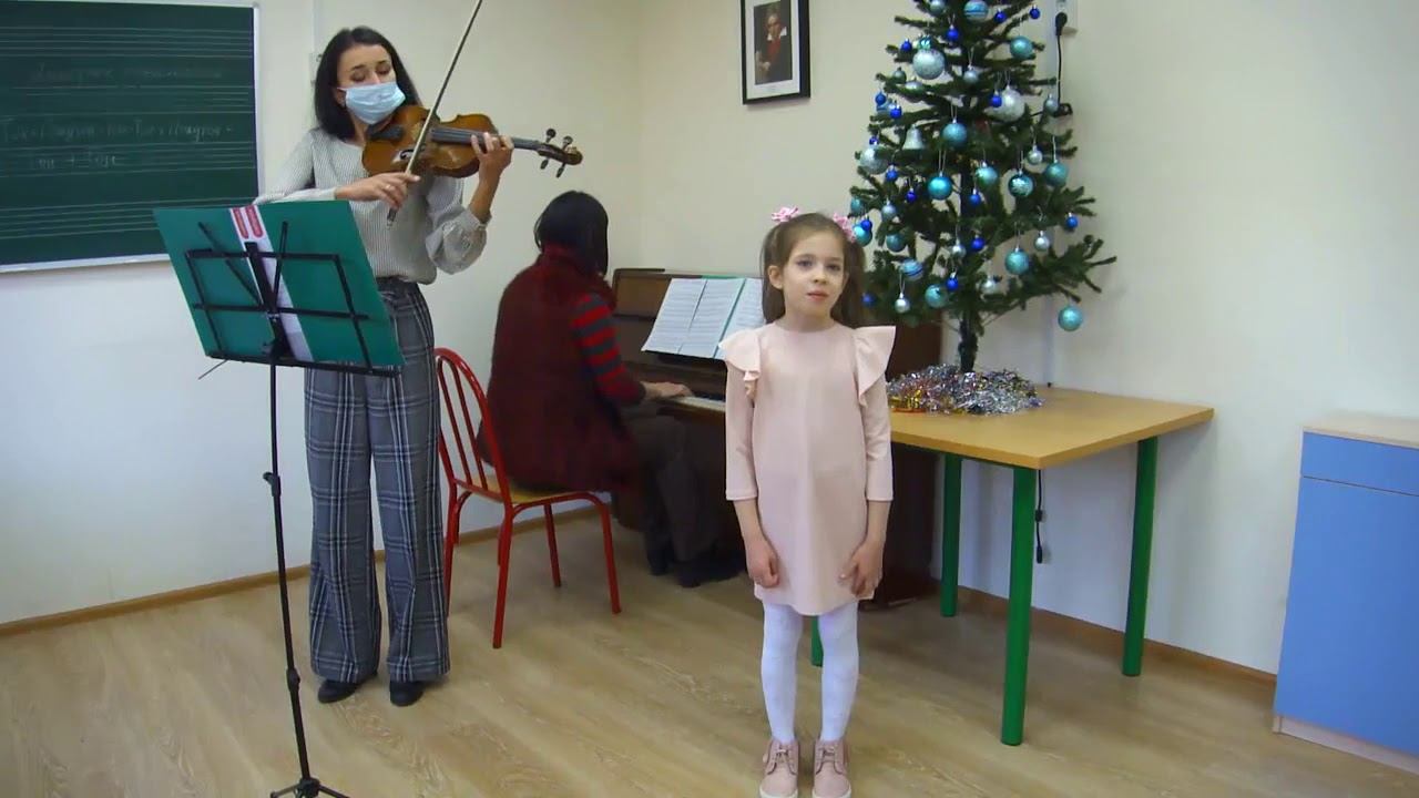 Полянская Арина 7 лет Небесная скрипка муз В Плешака, сл Е Пальцева смотреть онлайн