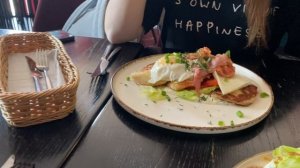 Завтрак в Кафе "Пункт Питания". Минск. Драники