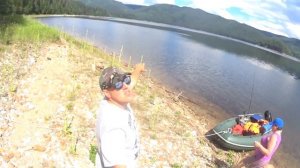 ОТДЫХ С ЖЕНОЙ НА КРАСНОЯРСКОМ ВОДОХРАНИЛИЩЕ. ЗАЛИВ БИРЮСИНСКИЙ.