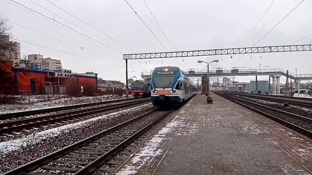 ЭПр-005 Stadler flirt региональные линии бизнес класса "Минск пассажирский - Орша центральная" смотреть онлайн