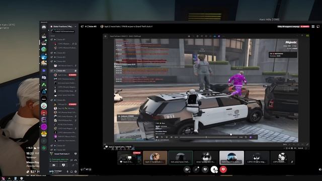 ЛАГАЮЩИЙ ПОЛИЦЕЙСКИЙ ЗАДЕРЖИВАЕТ ГРАЖДАН! АДВОКАТУРА #4 GTA 5 RP / MAJESTIC RP смотреть онлайн