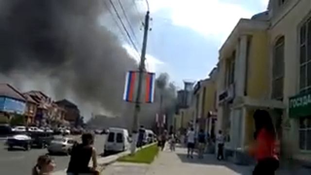 Пожар в ТЦ "Корона" смотреть онлайн