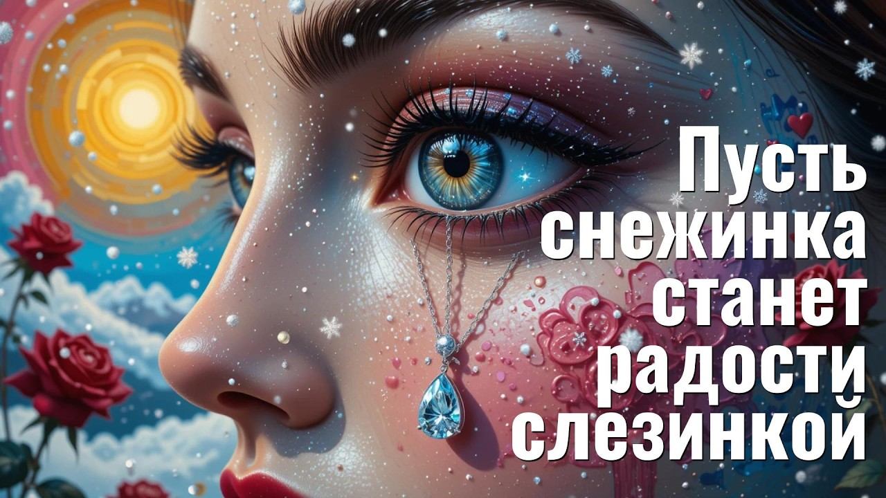 Валентинка ТЕБЕ ❤️ЛЮБИМЫЙ! "Пусть снежинка станет радости слезинкой" #14февраля #музыкальнаяоткрытка смотреть онлайн