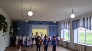 Выступление на отчётном концерте Колундаевской школы.