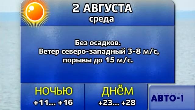 Погода 01,02,03 августа смотреть онлайн