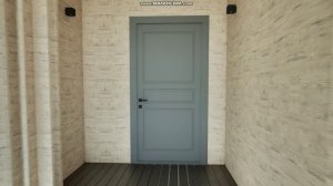 3D модель дома по технологии Двойной Брус