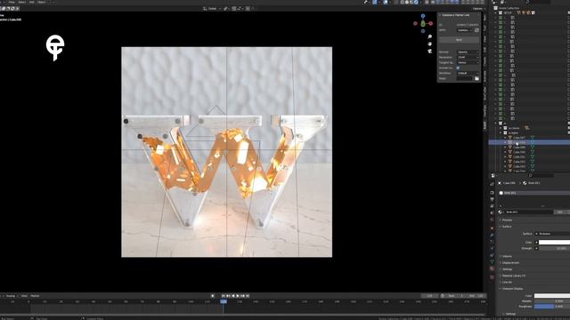 Blender Tutorial - Glass letter 36daysoftype смотреть онлайн