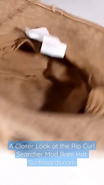 A Closer Look At The Rip Curl Searcher Mid Brim Hat. Available At Surfboards.com