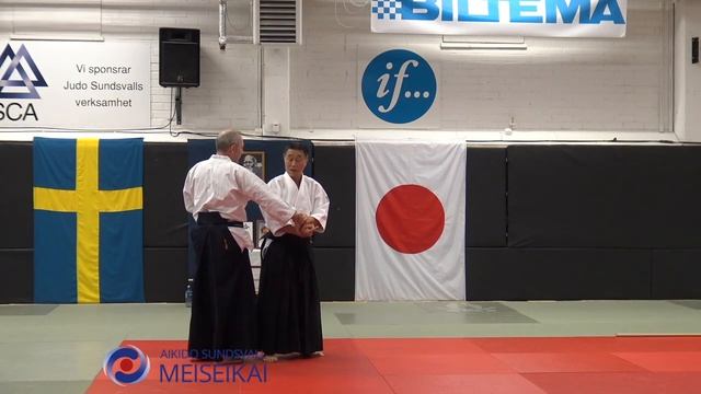 20 Aikido Katadorimenuchi Uchikaiten Sankyo + Application, Shishiya Sensei Sundsvall 2015