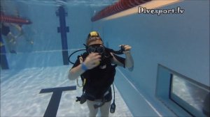 Дети и дайвинг. Пробное погружение с аквалангом. Intro Dive. Zemūdens niršana
