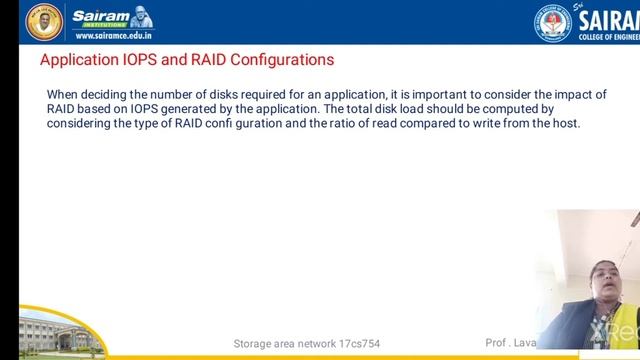 Lecture videos_17cs754_module1_impact on disk performance and intelligent storage system_Lavanya.k смотреть онлайн