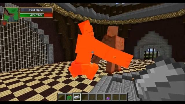 MUTANT IRON GOLEM VS. END OGRE - Minecraft Mob Battles - Witches and More Mod Battle смотреть онлайн