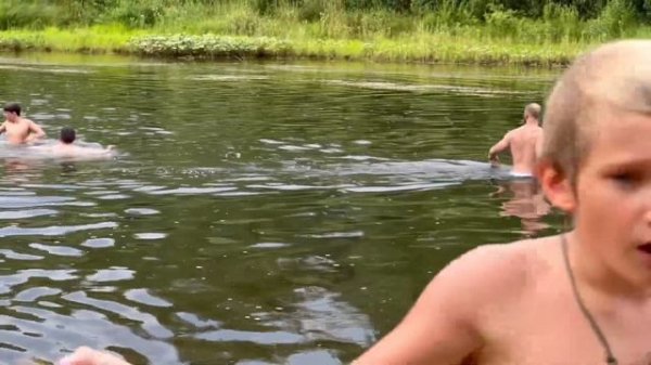 На реку с ночевкой! Полевая баня и купание в реке!