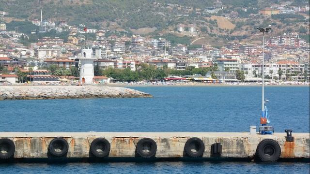 Турция Аланья / Обзор города Алании / Панорама разных улиц