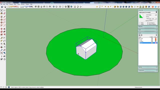 Tutorial español de Sketchup 2014 - 31 Las capas sin problemas смотреть онлайн