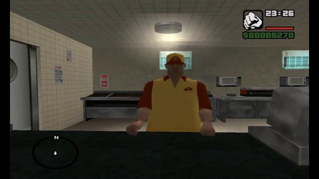 Прохождение GTA Sun Andreas #1(Любитель фастфуда) смотреть онлайн